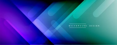 Dinamik çizgiler soyut arkaplan. Üç boyutlu gölge efektleri ve sıvı eğimleri. Modern çakışma biçimleri