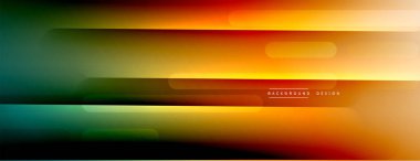 Dinamik çizgiler soyut arkaplan. Üç boyutlu gölge efektleri ve sıvı eğimleri. Modern çakışma biçimleri