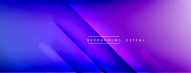 Dinamik çizgiler soyut arkaplan. Üç boyutlu gölge efektleri ve sıvı eğimleri. Modern çakışma biçimleri