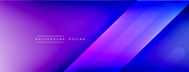 Dinamik çizgiler soyut arkaplan. Üç boyutlu gölge efektleri ve sıvı eğimleri. Modern çakışma biçimleri