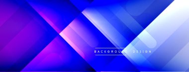 Dinamik çizgiler soyut arkaplan. Üç boyutlu gölge efektleri ve sıvı eğimleri. Modern çakışma biçimleri