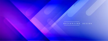 Dinamik çizgiler soyut arkaplan. Üç boyutlu gölge efektleri ve sıvı eğimleri. Modern çakışma biçimleri