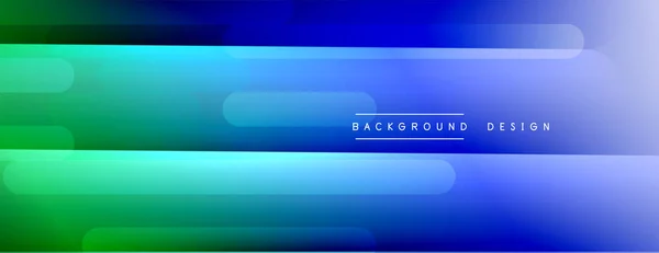 Dynamic lines abstract background. 3D shadow effects and fluid gradients. Modern overlapping forms — Stock Vector