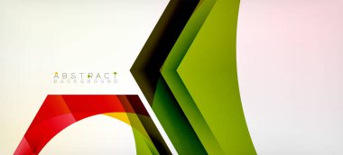 Şeffaf altıgenler geometrik şekiller soyut arkaplan