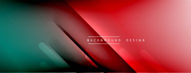 Dinamik çizgiler soyut arkaplan. Üç boyutlu gölge efektleri ve sıvı eğimleri. Modern çakışma biçimleri