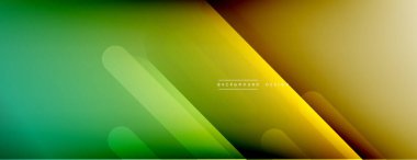 Dinamik çizgiler soyut arkaplan. Üç boyutlu gölge efektleri ve sıvı eğimleri. Modern çakışma biçimleri