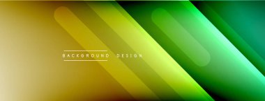 Dinamik çizgiler soyut arkaplan. Üç boyutlu gölge efektleri ve sıvı eğimleri. Modern çakışma biçimleri