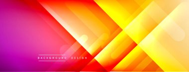 Dinamik çizgiler soyut arkaplan. Üç boyutlu gölge efektleri ve sıvı eğimleri. Modern çakışma biçimleri