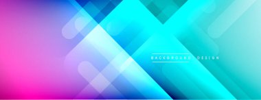 Dinamik çizgiler soyut arkaplan. Üç boyutlu gölge efektleri ve sıvı eğimleri. Modern çakışma biçimleri