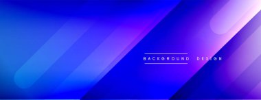 Dinamik çizgiler soyut arkaplan. Üç boyutlu gölge efektleri ve sıvı eğimleri. Modern çakışma biçimleri