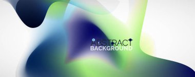 Akışkan renk gradyanı soyut arkaplan, modaya uygun renkli duvar kağıdı. Pankartlar, broşürler, posterler, afişler ve kapaklar için vektör ilüstrasyonu