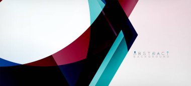 Şeffaf altıgenler geometrik şekiller soyut arkaplan