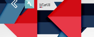 Parlak renk üçgenleri ve geometrik şekiller vektör soyut arkaplan