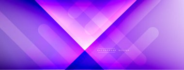 Dinamik çizgiler soyut arkaplan. Üç boyutlu gölge efektleri ve sıvı eğimleri. Modern çakışma biçimleri