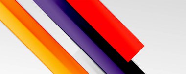 Çok renkli satır arkaplanı. İş veya teknoloji sunumları, İnternet posterleri veya web broşürü kapakları için tasarım şablonu