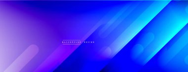 Dinamik çizgiler soyut arkaplan. Üç boyutlu gölge efektleri ve sıvı eğimleri. Modern çakışma biçimleri