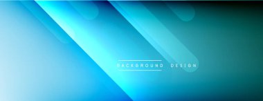 Dinamik çizgiler soyut arkaplan. Üç boyutlu gölge efektleri ve sıvı eğimleri. Modern çakışma biçimleri