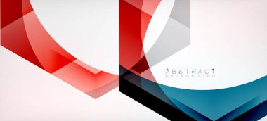 Vektör renk altıgenler geometrik soyut arkaplan