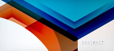 Şeffaf altıgenler geometrik şekiller soyut arkaplan