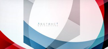 Vektör renk altıgenler geometrik soyut arkaplan