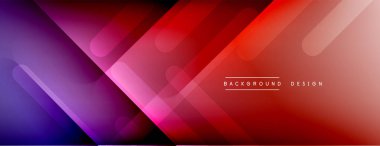 Dinamik çizgiler soyut arkaplan. Üç boyutlu gölge efektleri ve sıvı eğimleri. Modern çakışma biçimleri