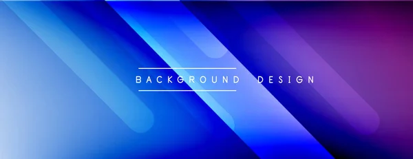 Dynamic lines abstract background. 3D shadow effects and fluid gradients. Modern overlapping forms — Stock Vector