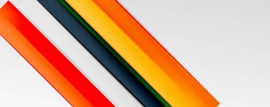 İş veya teknoloji sunumu, İnternet posteri veya web broşürü kapağı, duvar kağıdı kapağı için renk soyut geometrik arkaplan