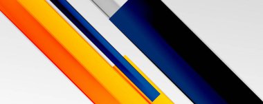 Çok renkli satır arkaplanı. İş veya teknoloji sunumları, İnternet posterleri veya web broşürü kapakları için tasarım şablonu