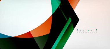 Şeffaf altıgenler geometrik şekiller soyut arkaplan