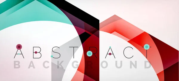 Vector kleur zeshoeken geometrische abstracte achtergrond — Stockvector