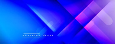 Dinamik çizgiler soyut arkaplan. Üç boyutlu gölge efektleri ve sıvı eğimleri. Modern çakışma biçimleri