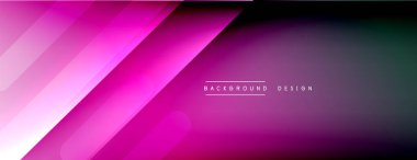 Dinamik çizgiler soyut arkaplan. Üç boyutlu gölge efektleri ve sıvı eğimleri. Modern çakışma biçimleri