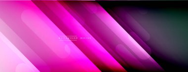 Dinamik çizgiler soyut arkaplan. Üç boyutlu gölge efektleri ve sıvı eğimleri. Modern çakışma biçimleri