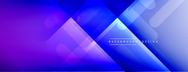 Dinamik çizgiler soyut arkaplan. Üç boyutlu gölge efektleri ve sıvı eğimleri. Modern çakışma biçimleri