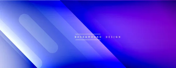 Dynamic lines abstract background. 3D shadow effects and fluid gradients. Modern overlapping forms — Stock Vector