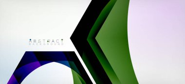 Vektör renk altıgenler geometrik soyut arkaplan