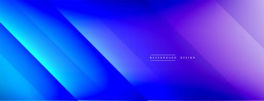 Dinamik çizgiler soyut arkaplan. Üç boyutlu gölge efektleri ve sıvı eğimleri. Modern çakışma biçimleri