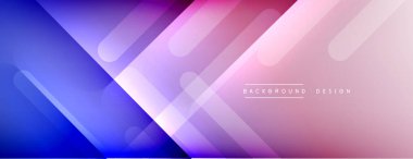 Dinamik çizgiler soyut arkaplan. Üç boyutlu gölge efektleri ve sıvı eğimleri. Modern çakışma biçimleri