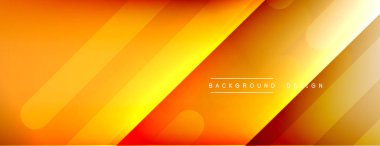 Dinamik çizgiler soyut arkaplan. Üç boyutlu gölge efektleri ve sıvı eğimleri. Modern çakışma biçimleri