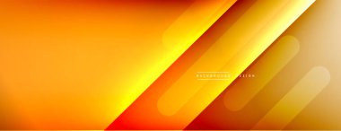 Dinamik çizgiler soyut arkaplan. Üç boyutlu gölge efektleri ve sıvı eğimleri. Modern çakışma biçimleri