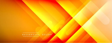 Dinamik çizgiler soyut arkaplan. Üç boyutlu gölge efektleri ve sıvı eğimleri. Modern çakışma biçimleri