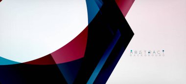 Şeffaf altıgenler geometrik şekiller soyut arkaplan