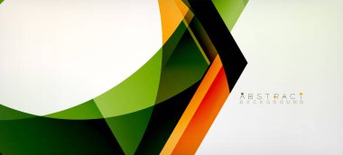 Şeffaf altıgenler geometrik şekiller soyut arkaplan