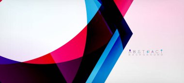 Vektör renk altıgenler geometrik soyut arkaplan