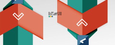 Parlak renk üçgenleri ve geometrik şekiller vektör soyut arkaplan