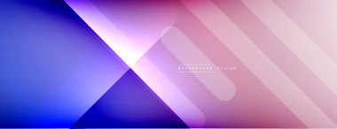 Dinamik çizgiler soyut arkaplan. Üç boyutlu gölge efektleri ve sıvı eğimleri. Modern çakışma biçimleri