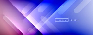 Dinamik çizgiler soyut arkaplan. Üç boyutlu gölge efektleri ve sıvı eğimleri. Modern çakışma biçimleri