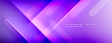 Dinamik çizgiler soyut arkaplan. Üç boyutlu gölge efektleri ve sıvı eğimleri. Modern çakışma biçimleri