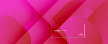 Kare şekiller geometrik soyut arkaplan. Üç boyutlu gölge efektleri ve sıvı eğimleri. Modern çakışma biçimleri