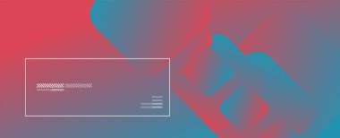 Kare şekiller geometrik soyut arkaplan. Üç boyutlu gölge efektleri ve sıvı eğimleri. Modern çakışma biçimleri